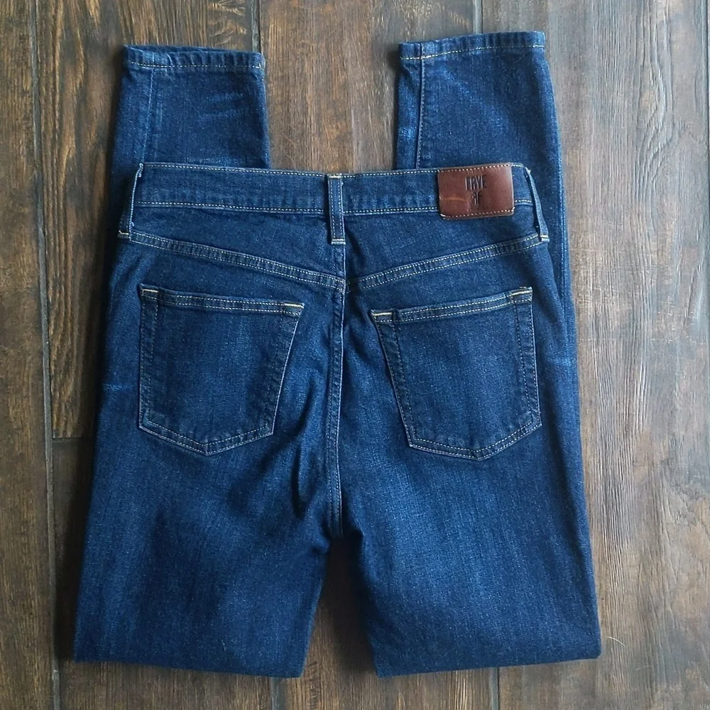 Frye Dark Wash Skinny Jeans - Women's 28 - Picture 7 of 8